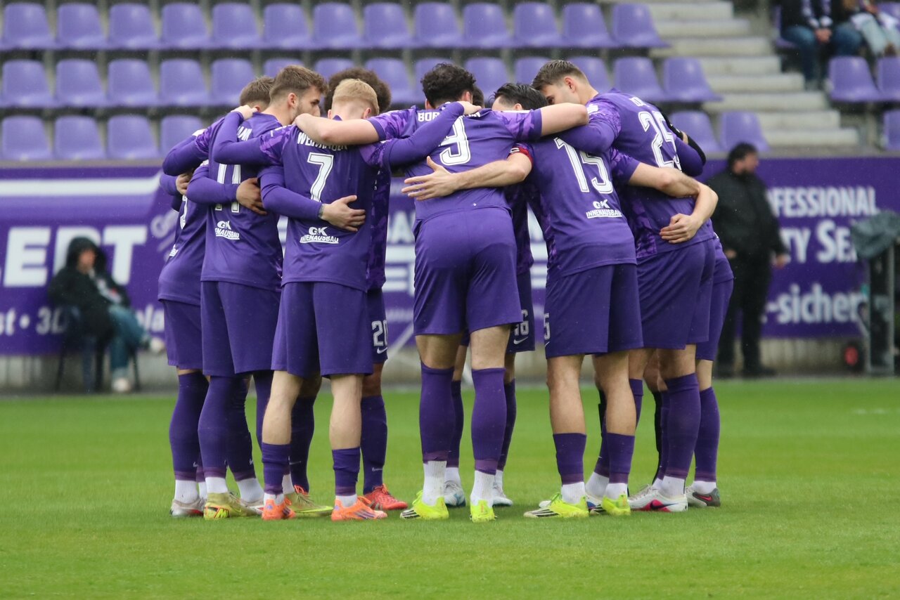 Letzter Fokus vor dem Spiel.