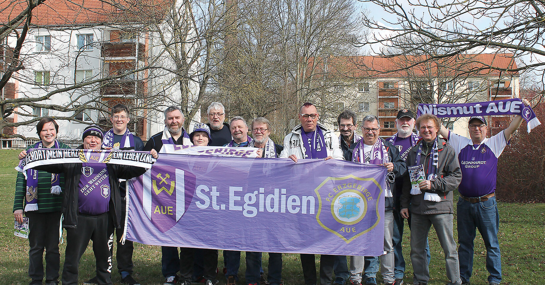 Glückauf von den Aue-Fans aus St. Egidien! - FC Erzgebirge Aue