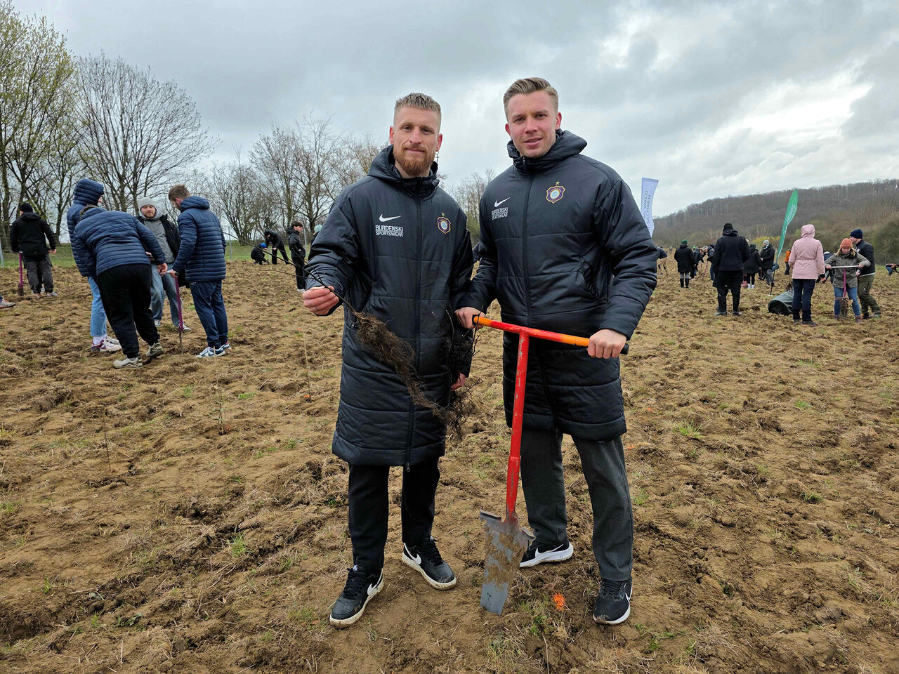 Marvin Stefaniak und Erik Majetschak.