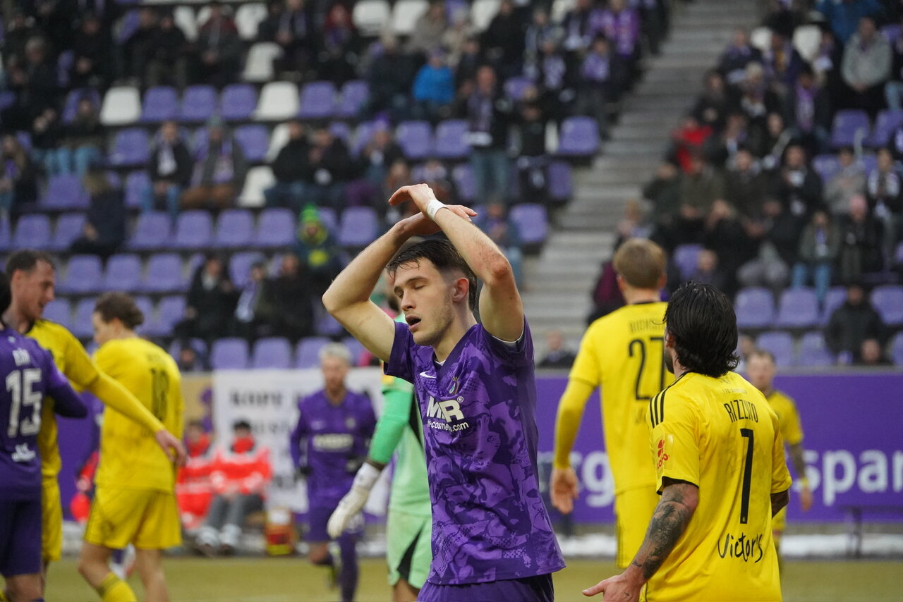 Durchatmen aber nicht verzweifeln - Pascal Fallmann hadert.