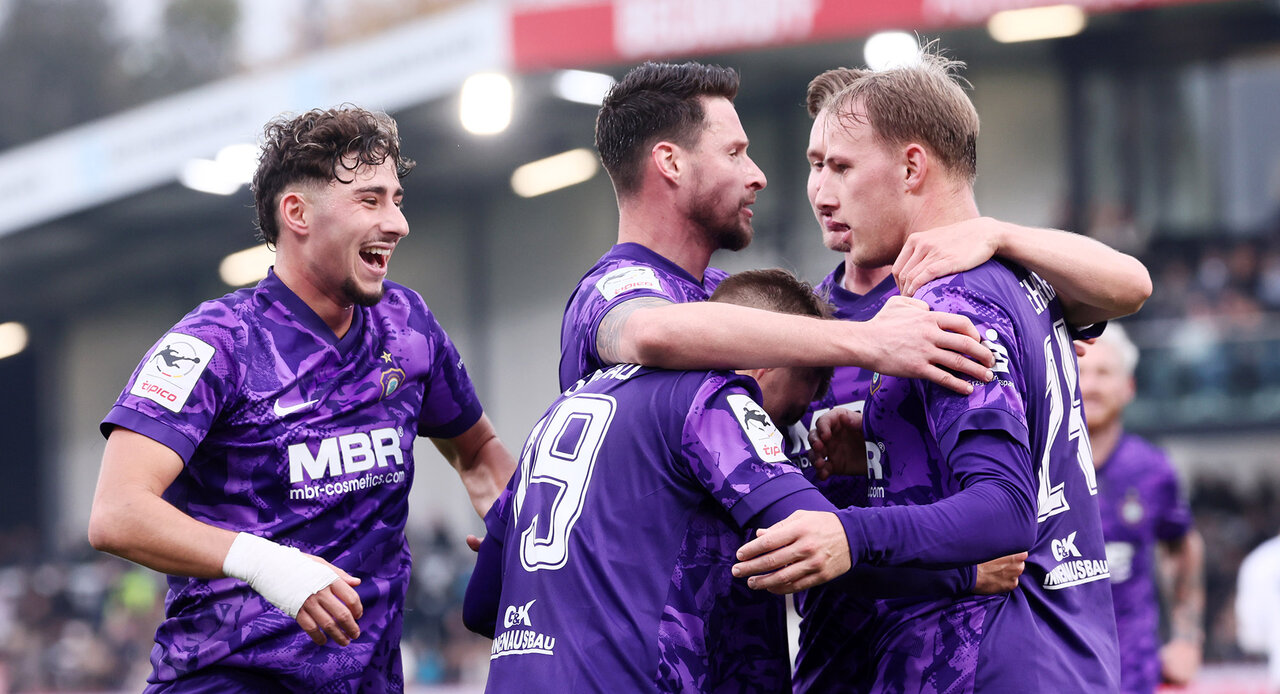 Jubel nach Ausgleich in Verl.