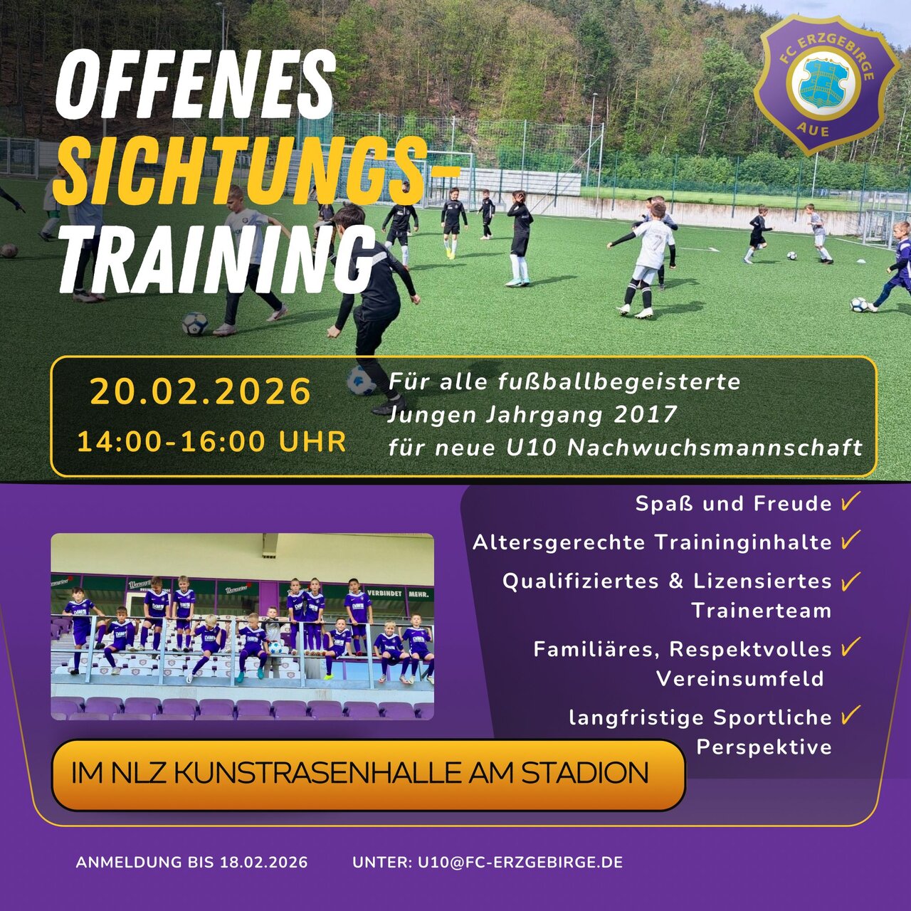 Sichtungstraining U10