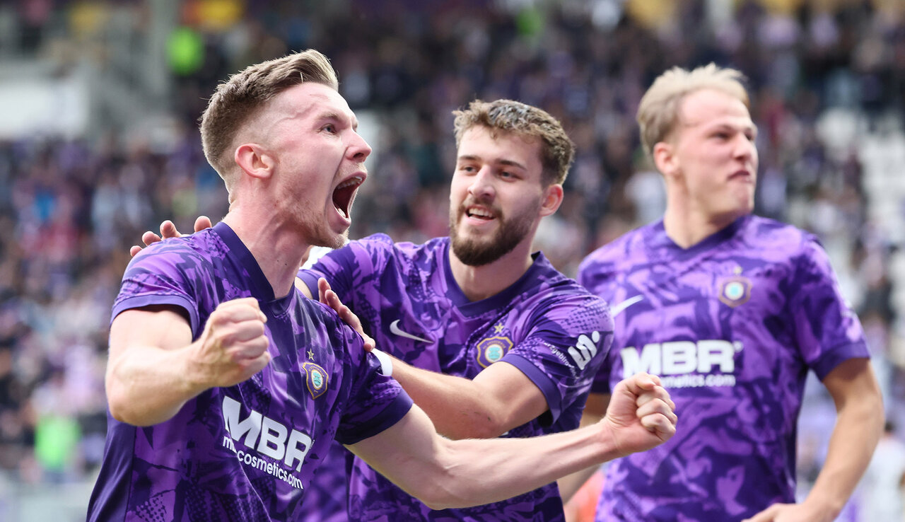 Erik Majetschak jubelt.