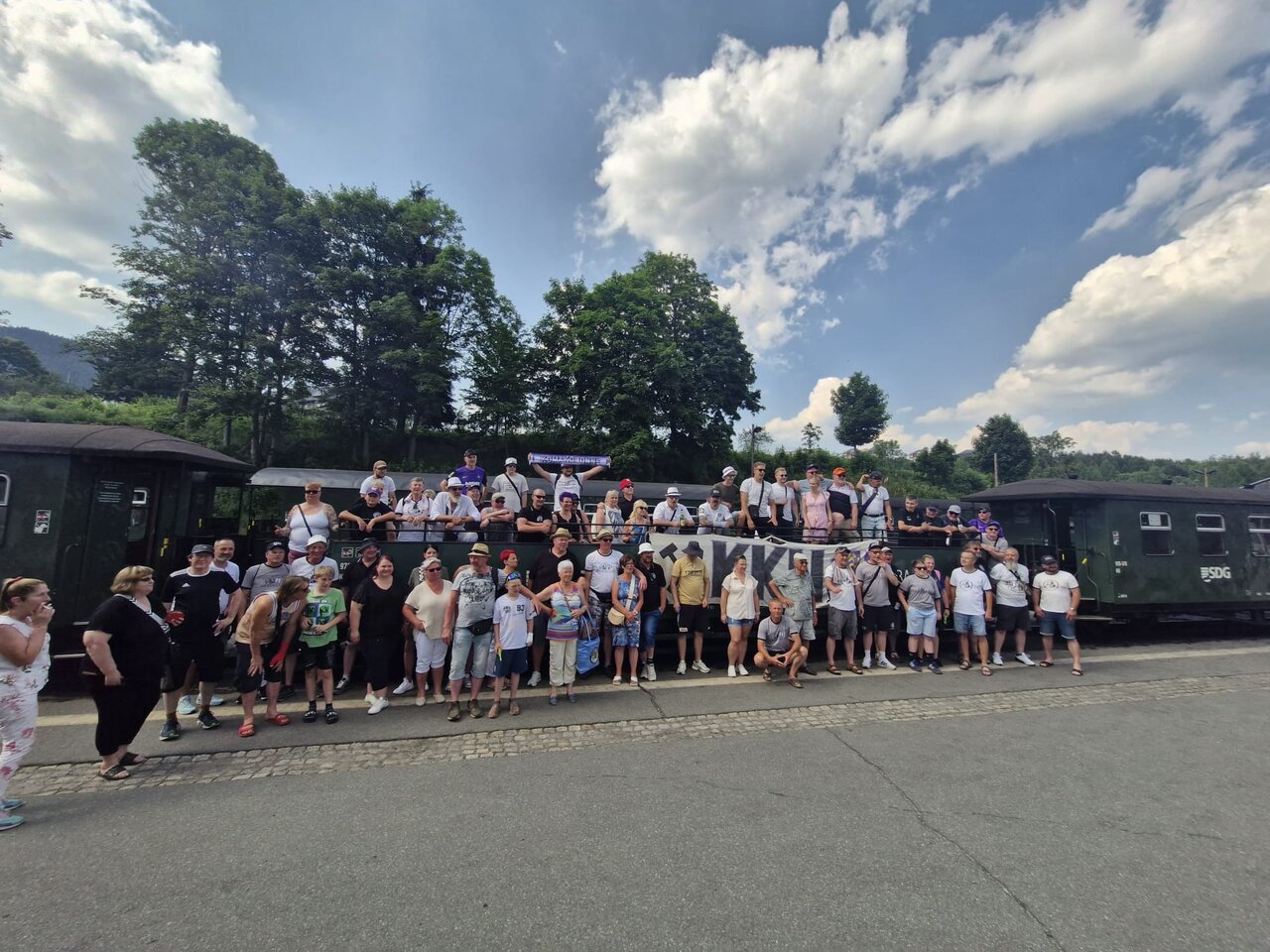 KKN  & Freunde mit der Bimmelbahn in Oberwiesenthal