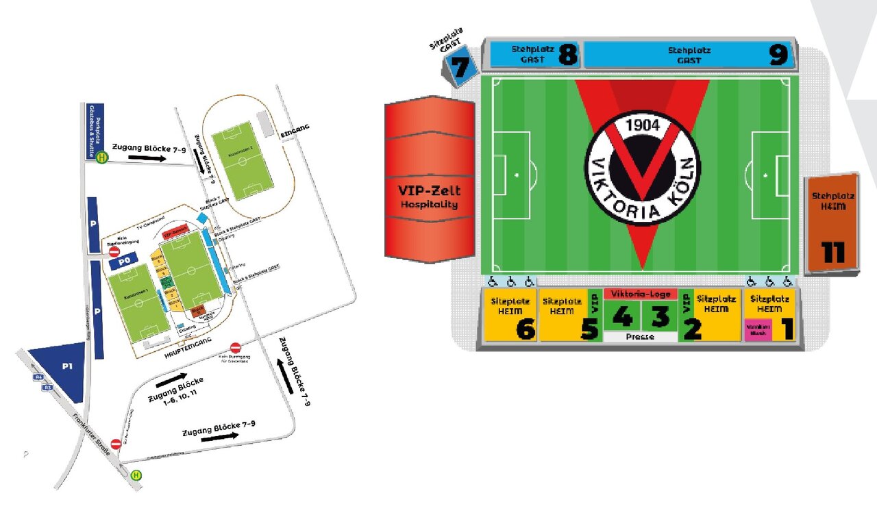 Park- und Stadionplan