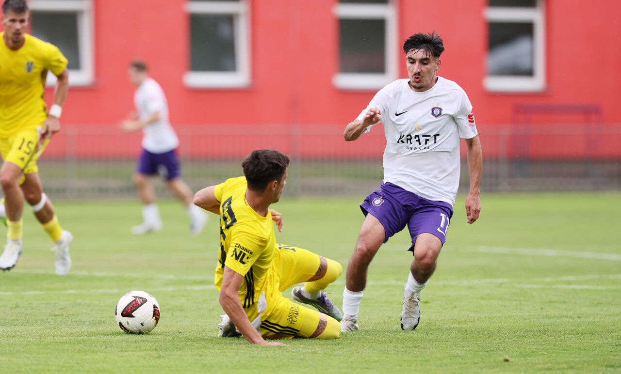 Probespieler Chadi Ramadan im Einsatz.