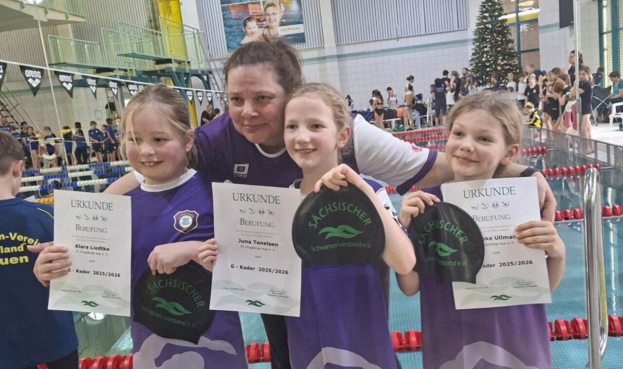 Diana Müller mit Schützlingen.