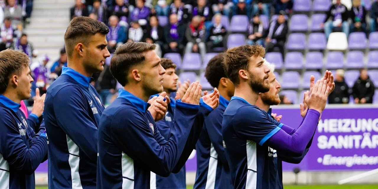 Einschwörung nach der Aufwärmung.