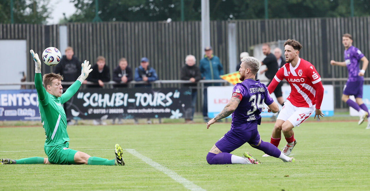Das 1:0 durch Marvin Stefaniak.