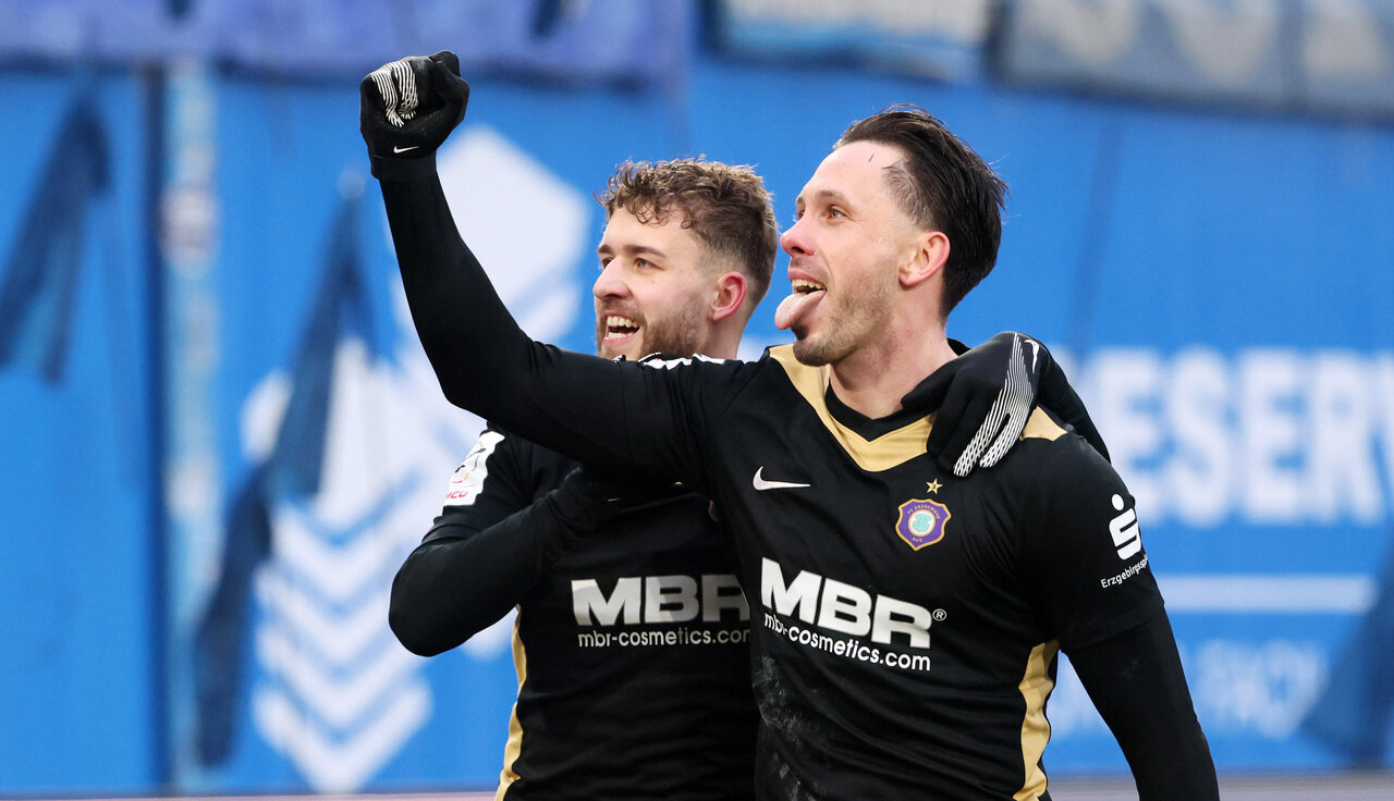 Torjubel von Marcel Bär.