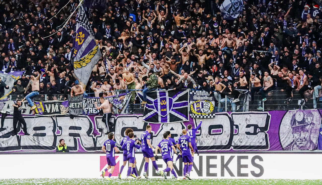 Ekstase nach dem letzten Sieg gegen 1860.