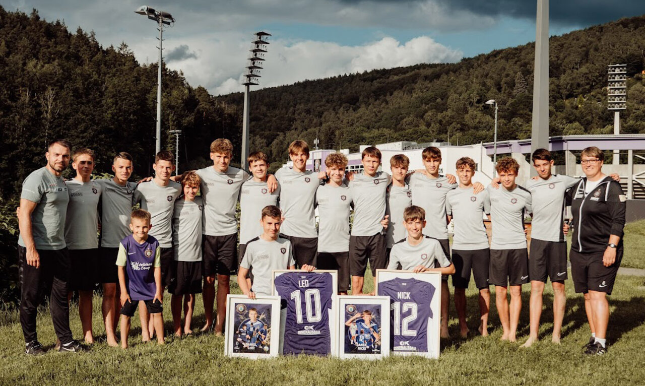 Vorfreude bei der U15.