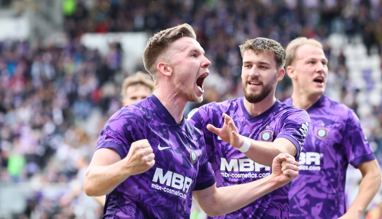 Majetschak bricht den Bann und schießt das erste Tor.