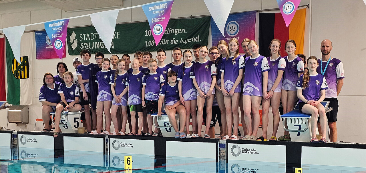 FCE-Schwimmteam in Solingen.