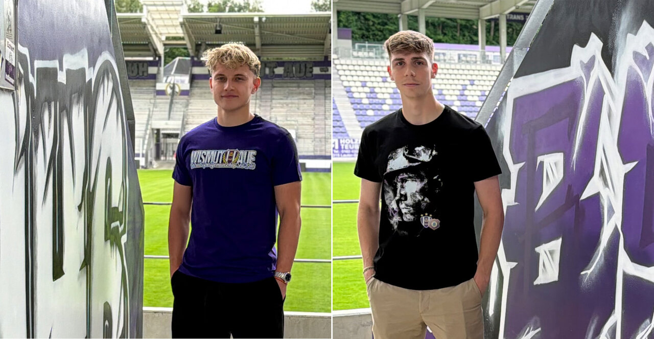 Finn Heidrich (links) und Paul Wagner gelten als Perspektivspieler.