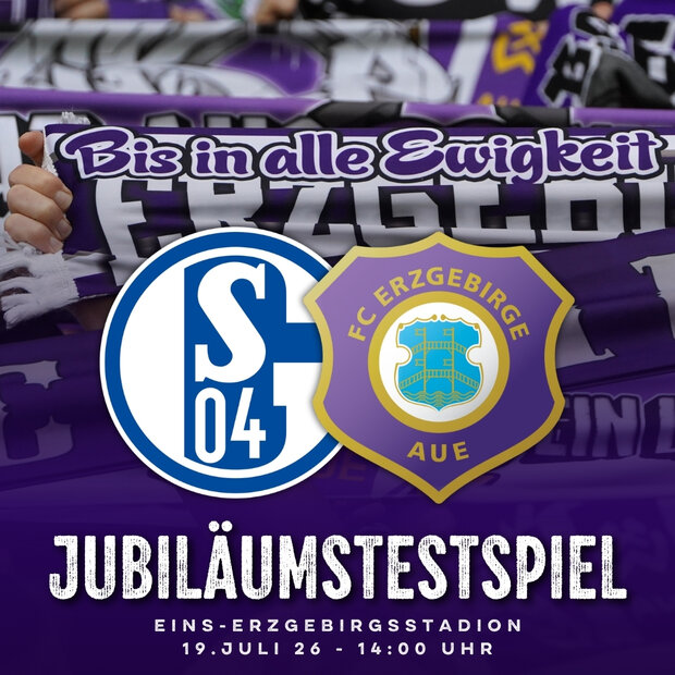 Werbung Testspiel S04