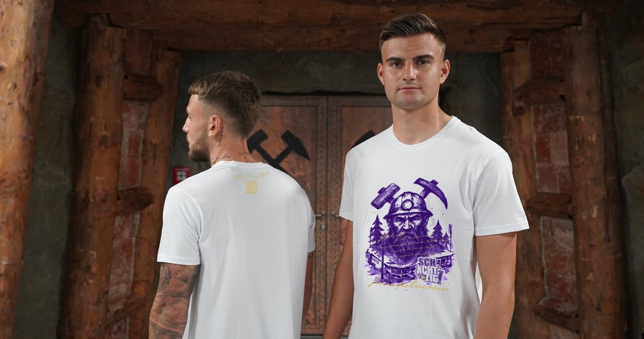 Tristan Zobel im Steiger-Shirt. Tristan Zobel im Steiger-Shirt.