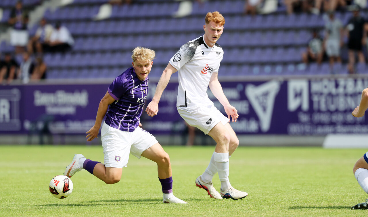 Erstmals in der Startelf - Finn Heidrich.
