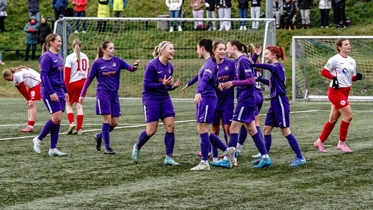 Freude bei den Aue-Frauen