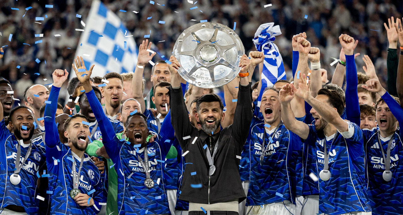 Jubel über Rückkehr in die Bundesliga.