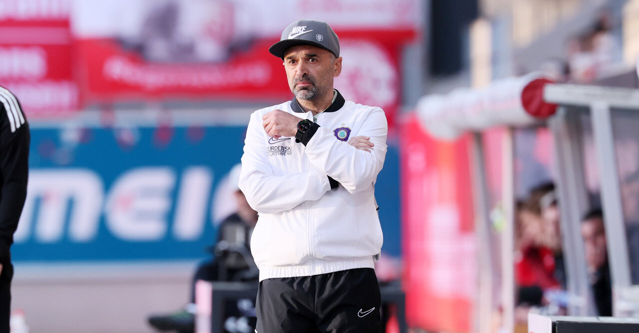 Einst Spieler, jetzt Interimstrainer - Khivcha Shubitidze.