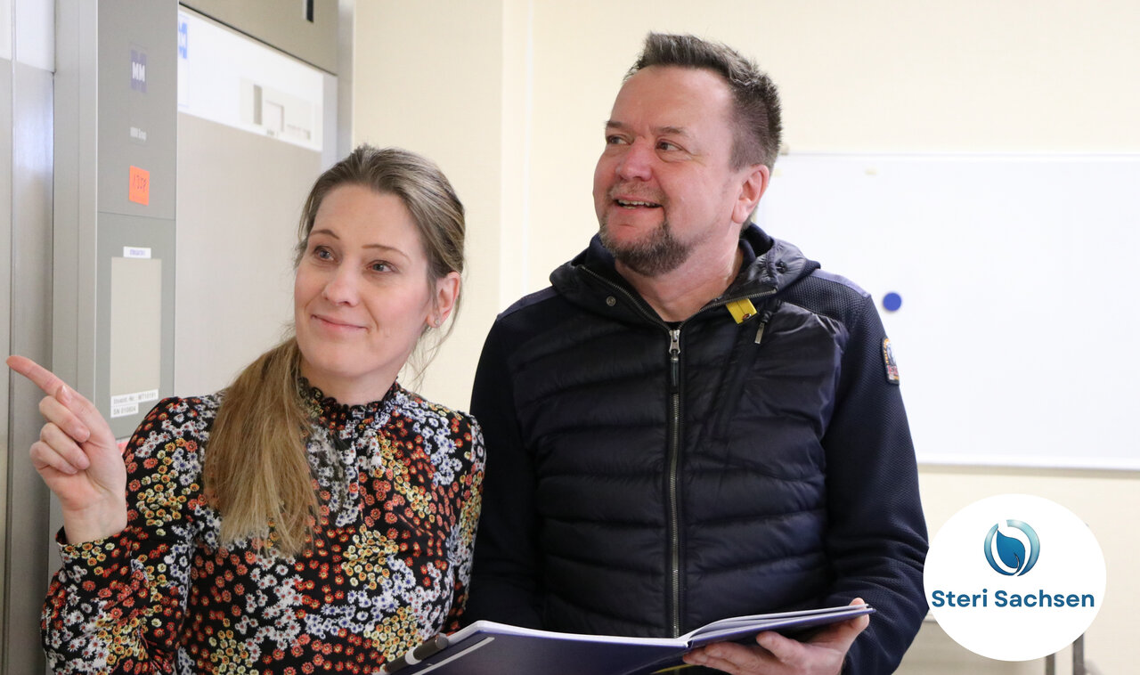 Kathleen Paasch und Robert Scholz.