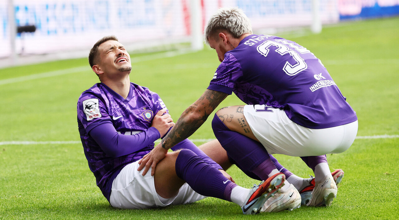 Schmerzverzerrt: Julian Guttau