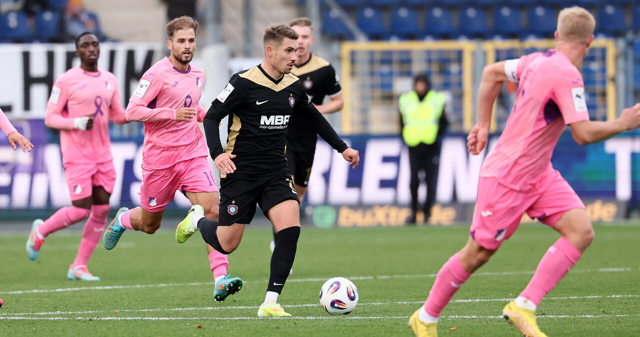 Julian Guttau beim Hinspiel in Hoffenheim.