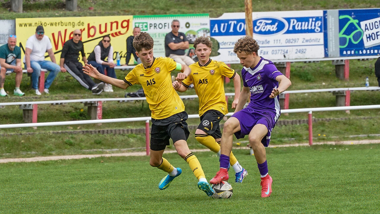 Umkämpftes Sachsen-Derby bei der U16.