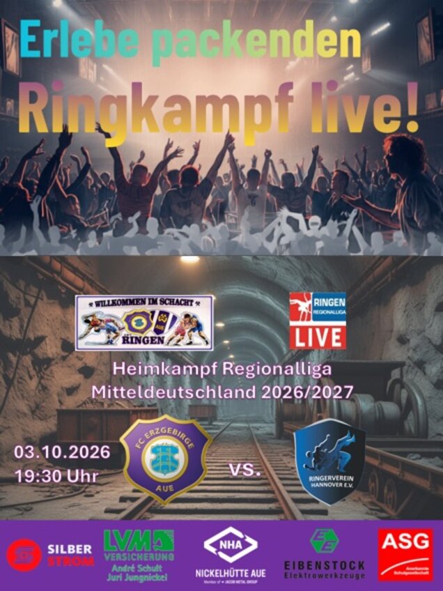 Ankündigungsplakat.