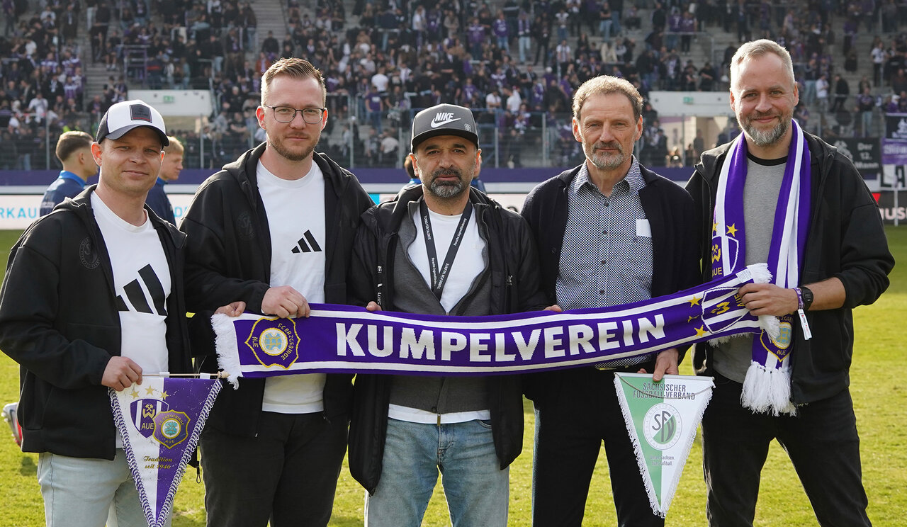 SFV-Abordnung im Stadion.