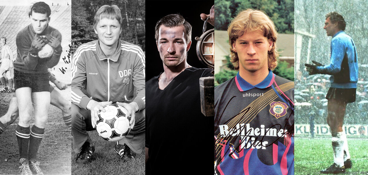 Die 5 zur Wahl stehenden Torhüter.