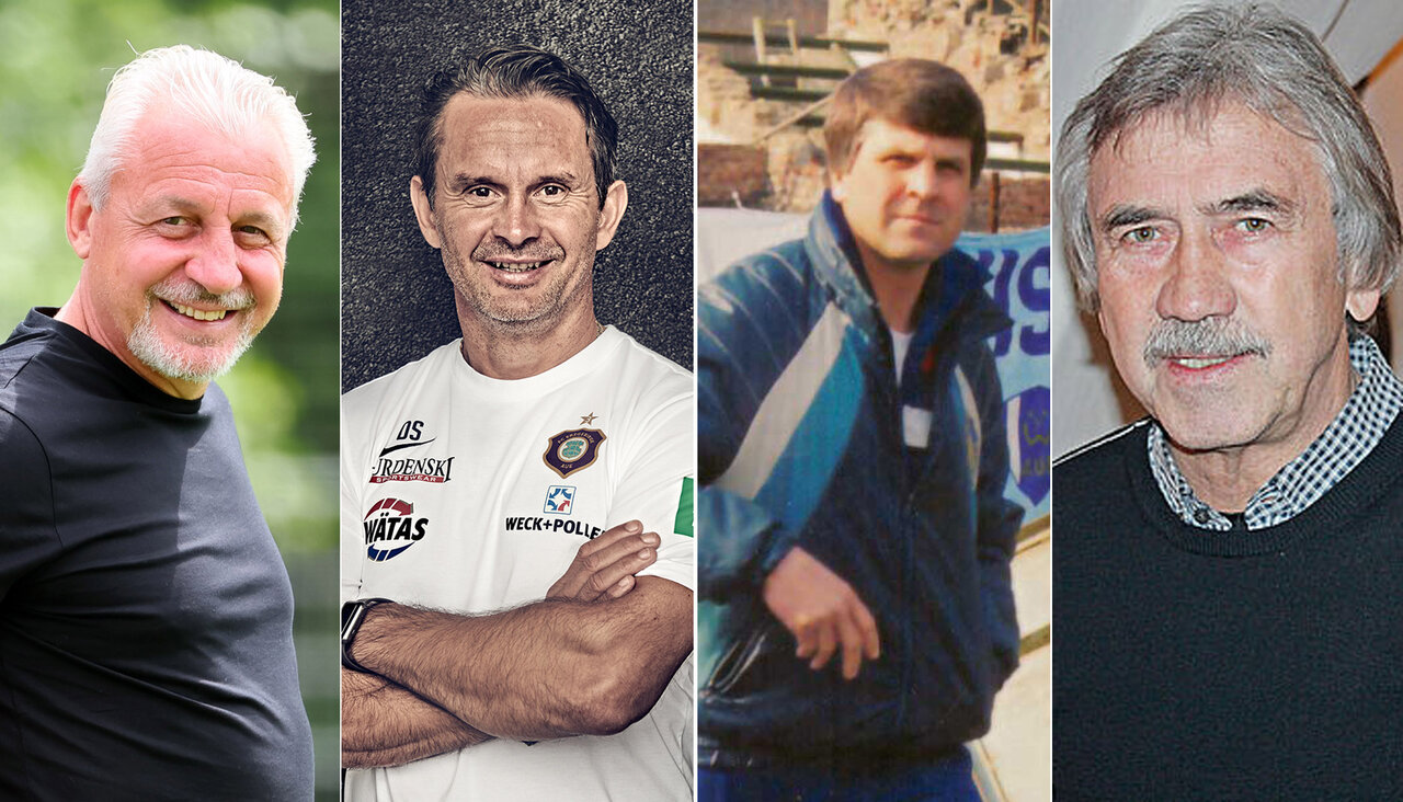 4 Trainer auf einem Bild.