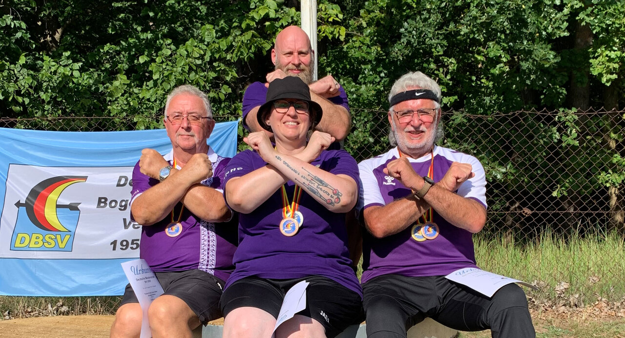 Erfolgreiche Bogenschützen aus Aue.