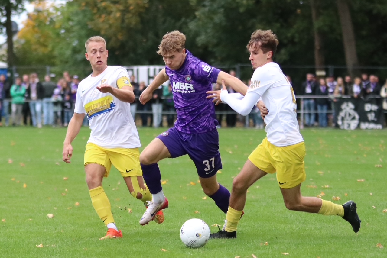 Auch gegen zwei nicht zu stoppen - Paul Seidel.