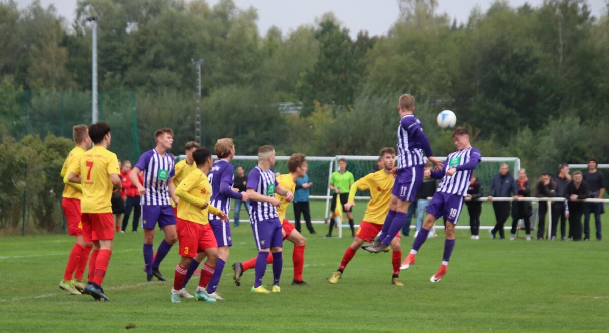 U19 mit Auswärtserfolg beim FC Mecklenburg Schwerin FC Erzgebirge Aue