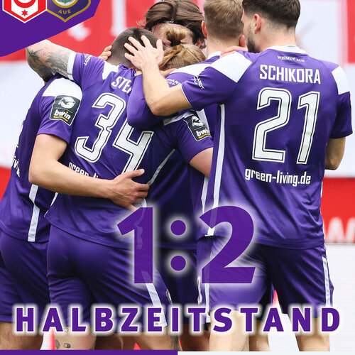 Halbzeit #HFCAUE 1:2 ⚒️